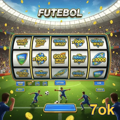 Imagem do jogo de slot de futebol no site 7ok, destacando elementos vibrantes e emocionantes.